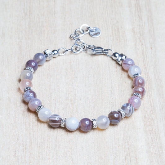 Bracciale Diana in agata botswania