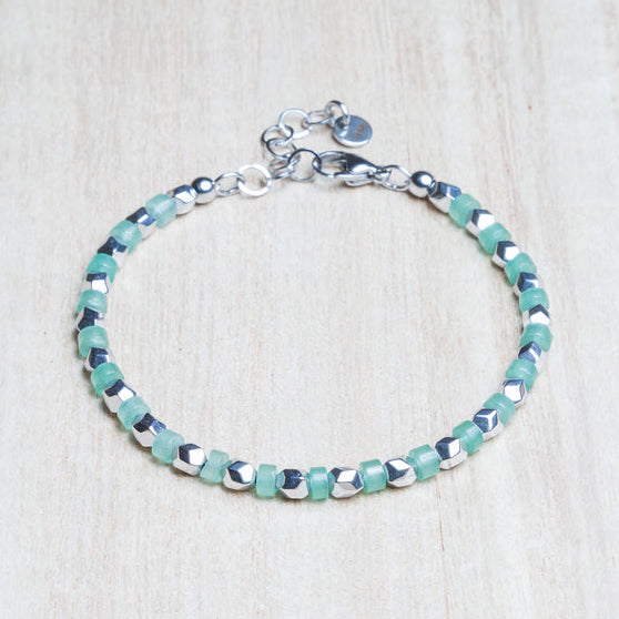 Bracciale Venere in ematite e avventurina