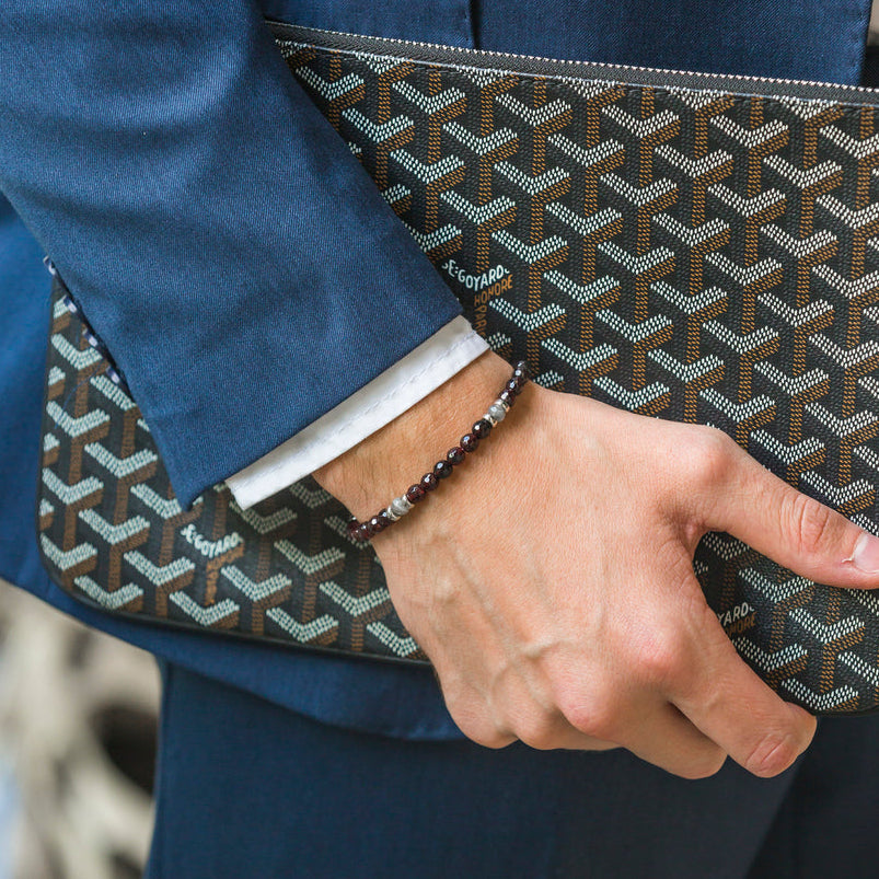 Bracciale Eclipse | Argento 925 & Granato