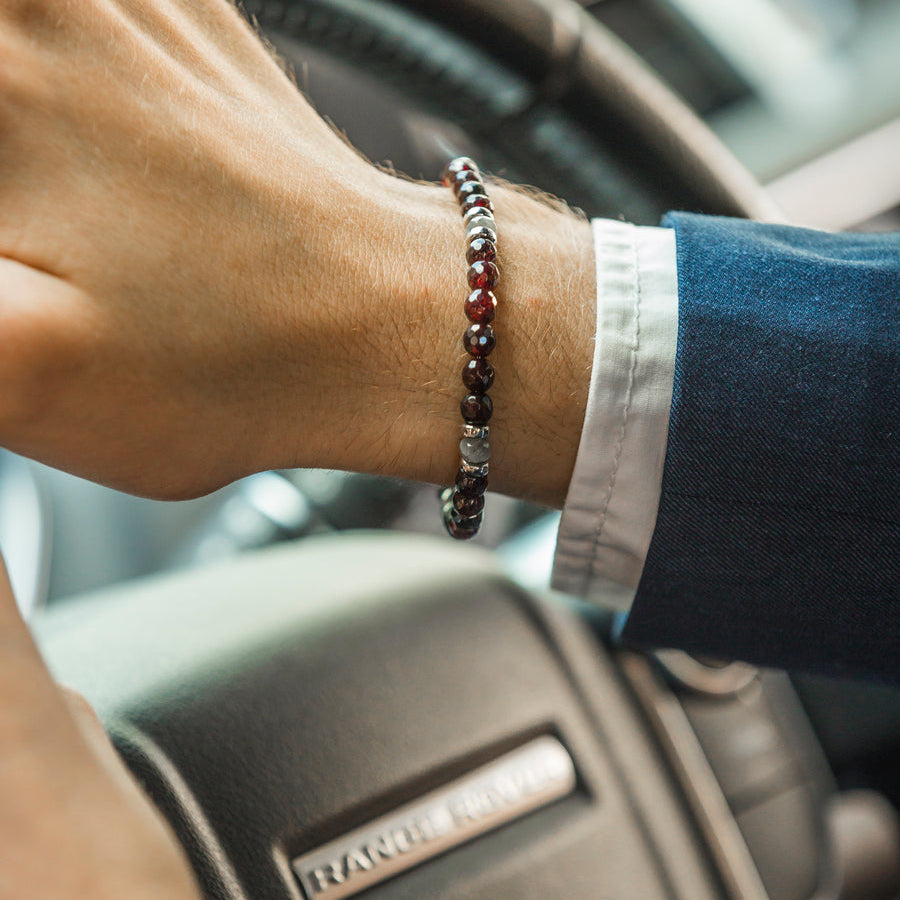 Bracciale Eclipse | Argento 925 & Granato