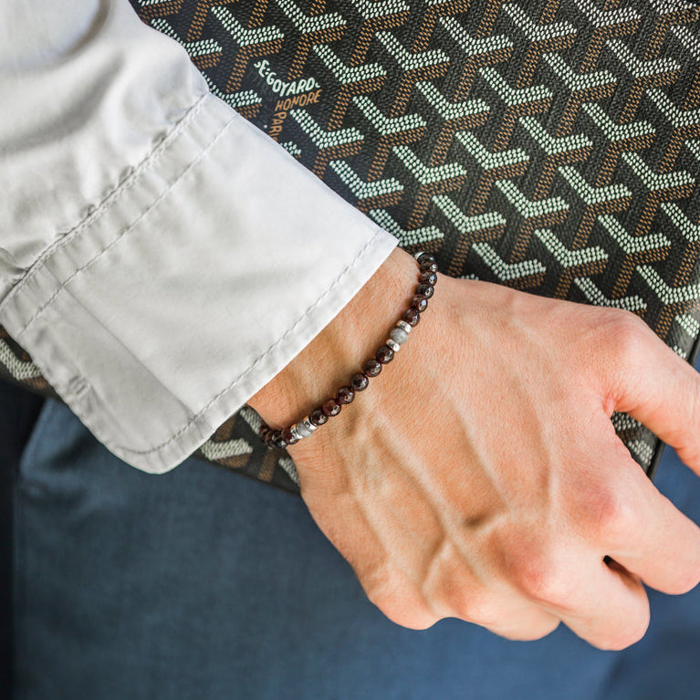 Bracciale Eclipse | Argento 925 & Granato