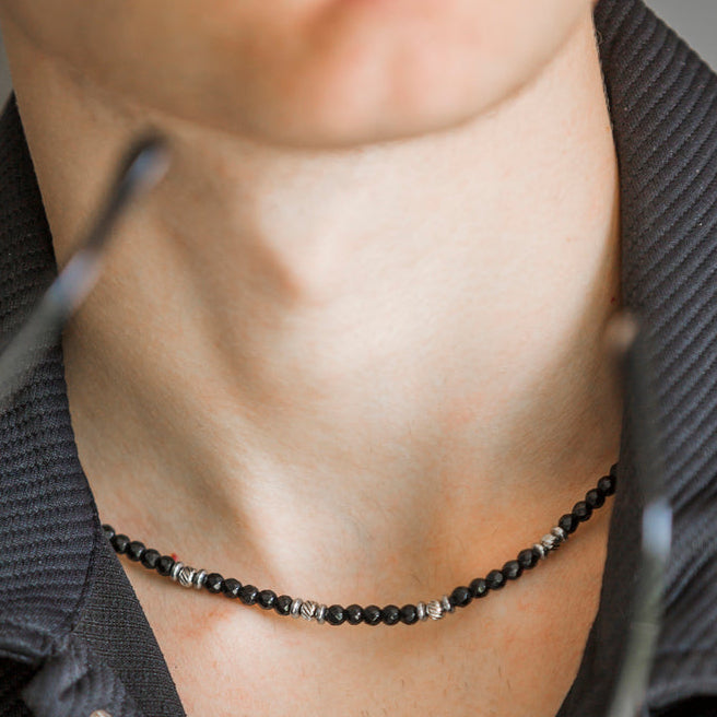 Collana Destino in Onice nera
