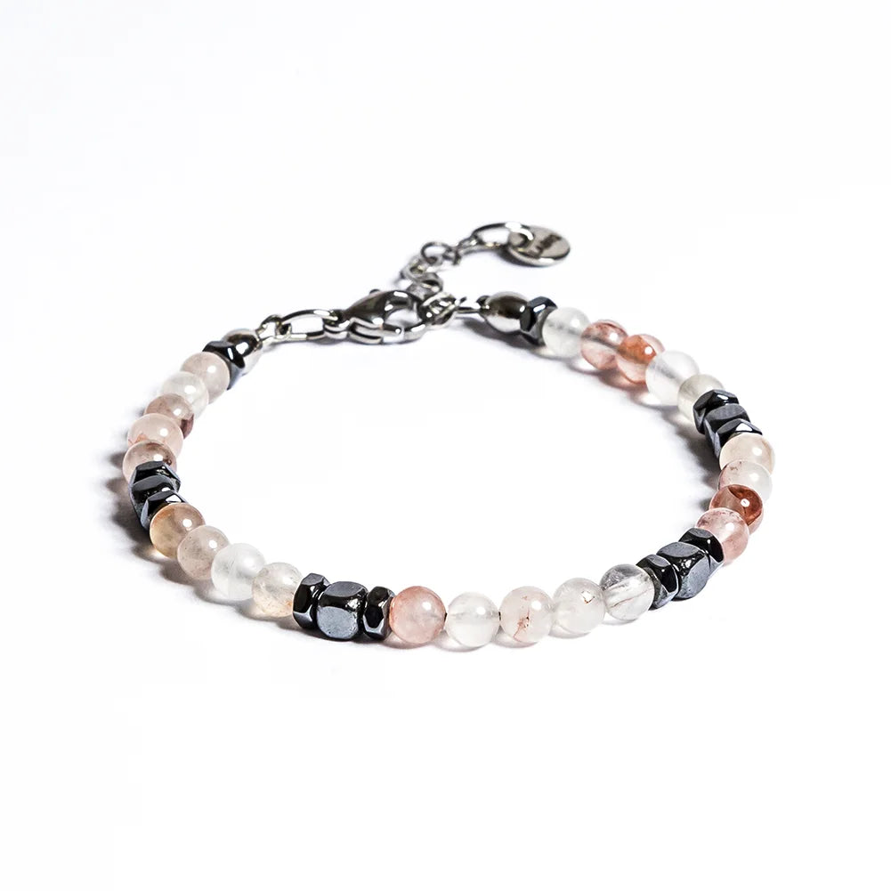 Bracciale Armonia in Quarzo rosa