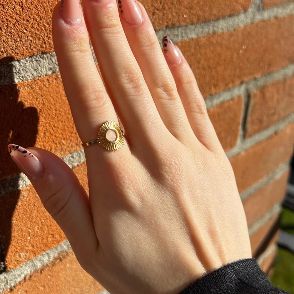 Anello Sole color Oro
