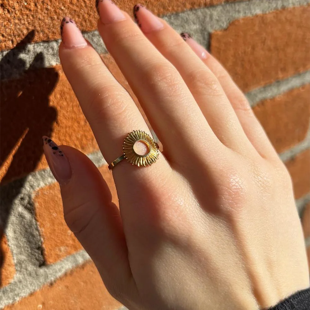 Anello Sole color Oro