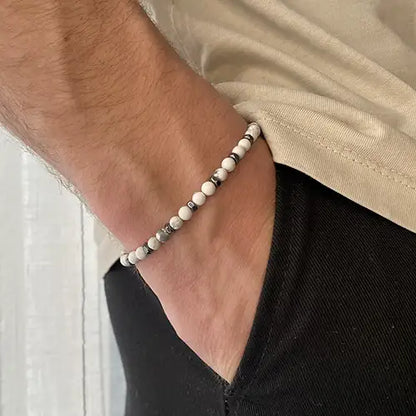 Bracciale Silenzio in Aulite bianca