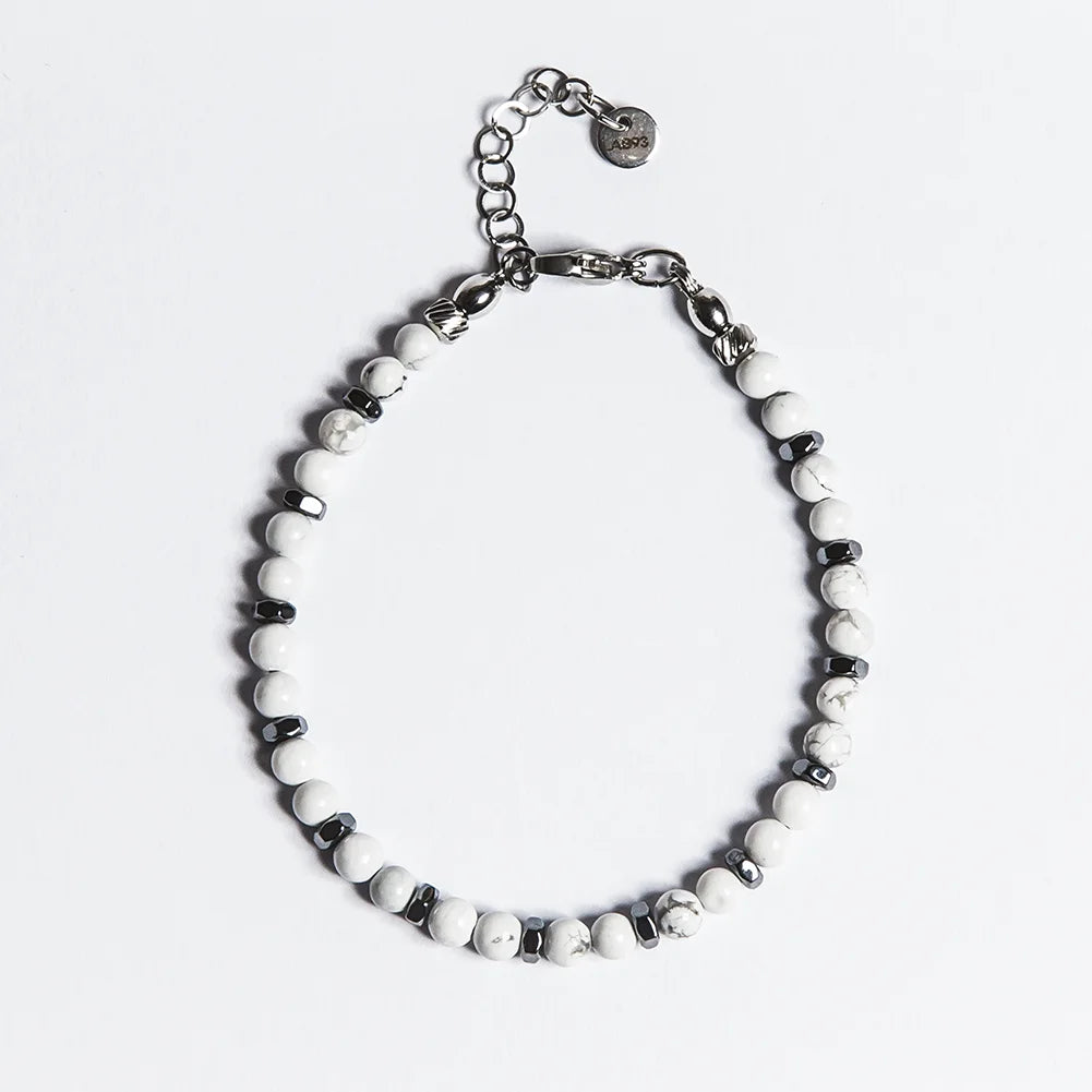 Bracciale Silenzio in Aulite bianca