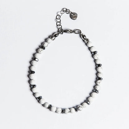 Bracciale Silenzio in Aulite bianca