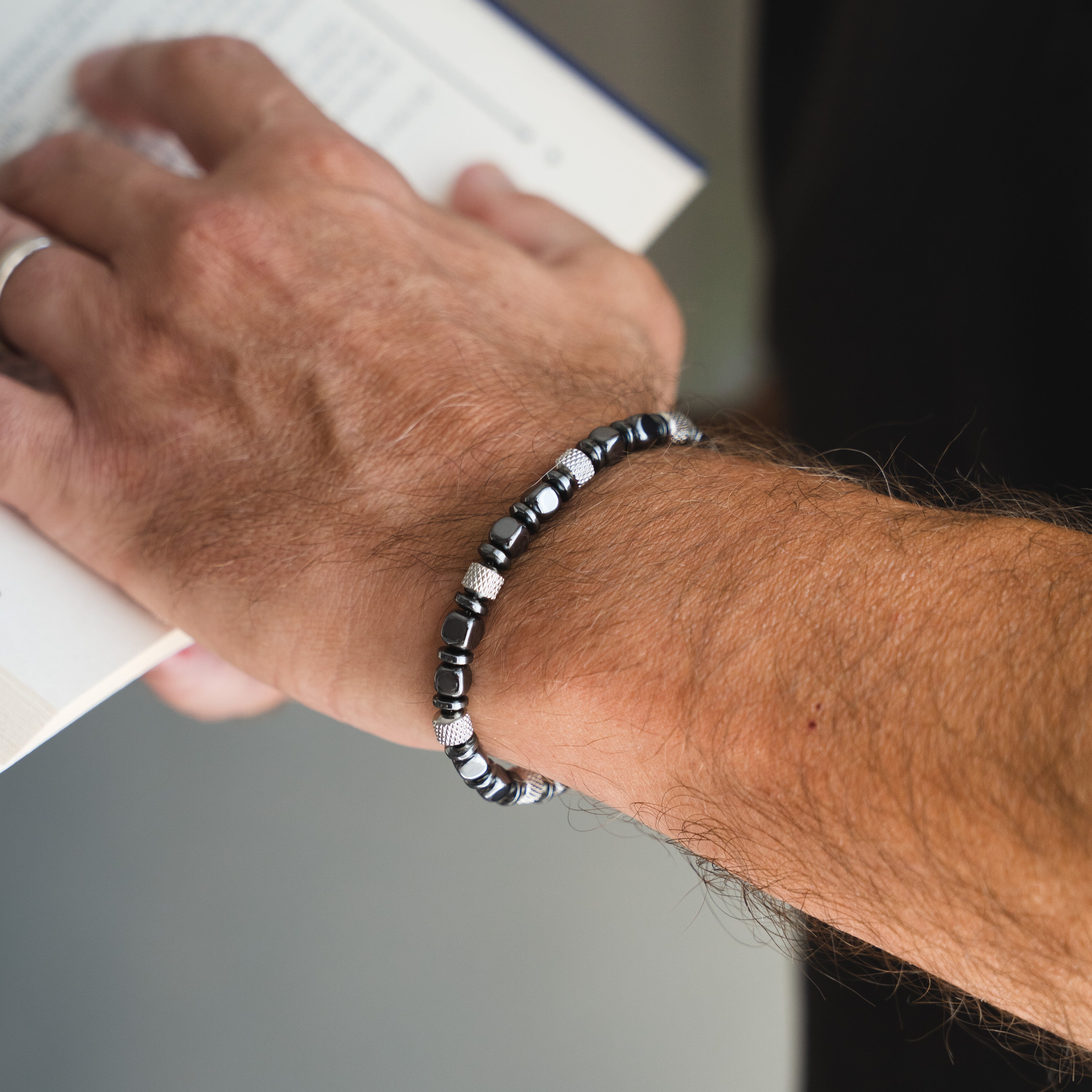 Bracciale Navàl in ematite | 6mm