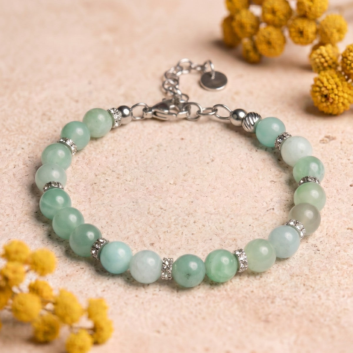 Bracciale Eteria in giada | 6mm