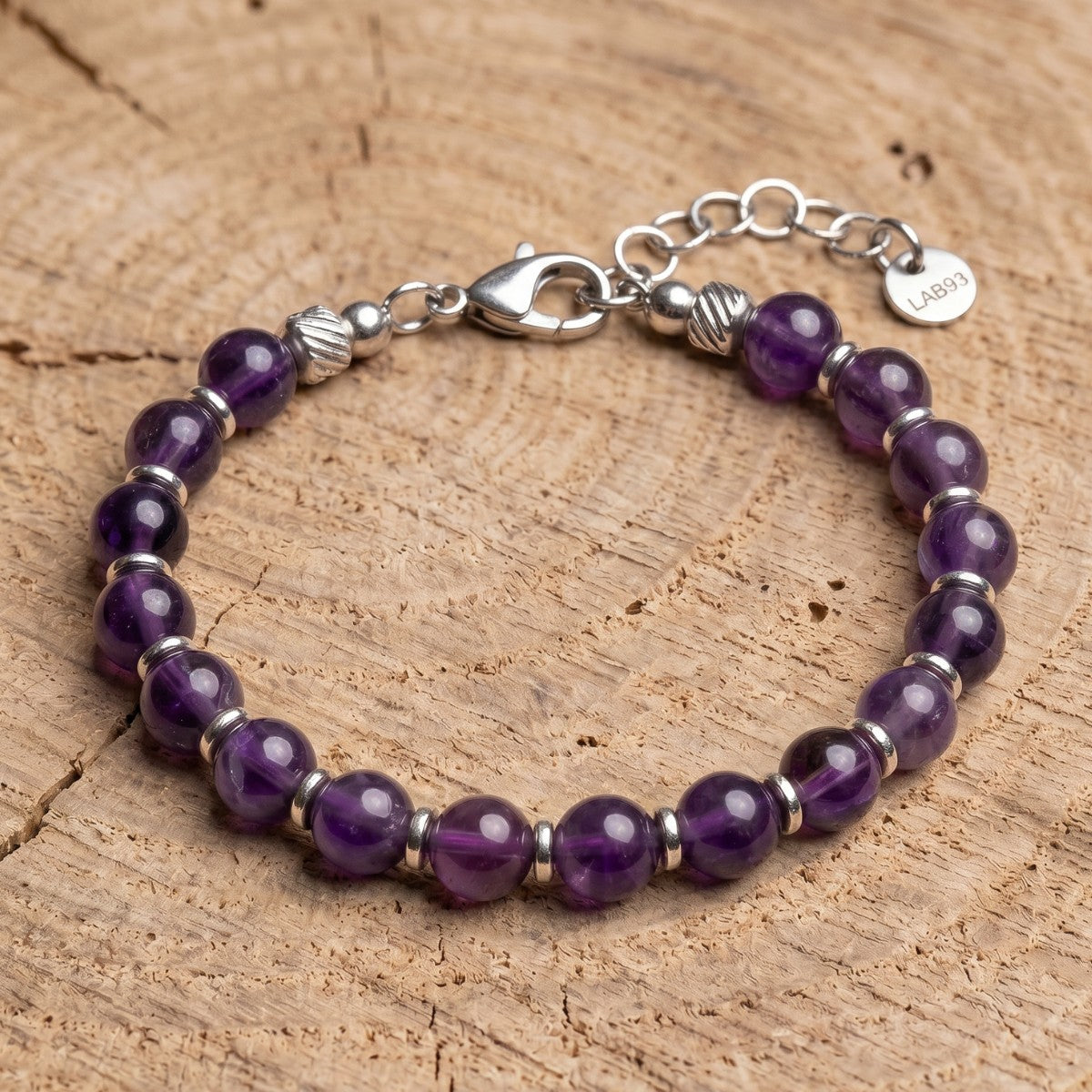 Bracciale Miralia in ametista | 6mm