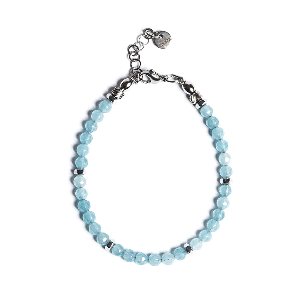 Bracciale Serenità in Angelite azzurra  | 4mm