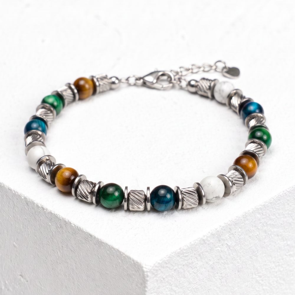 Bracciale Reinbov in occhio di tigre | 6mm | Nuovo