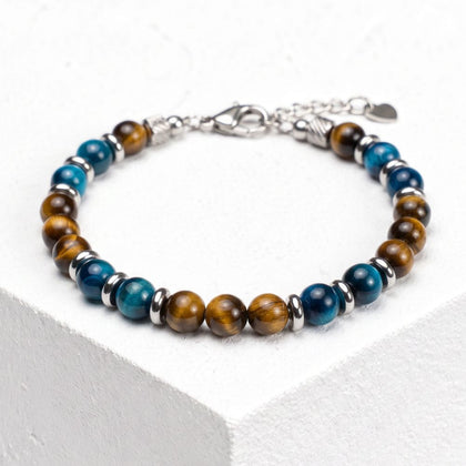 Armband Respiro Mediterraneo aus Tigerauge | 6mm