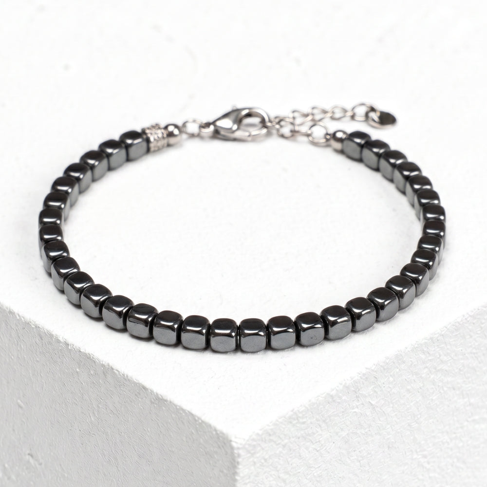 Bracciale Palazzo in ematite  | 4mm