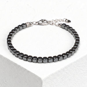 Bracciale Palazzo in ematite  | 4mm