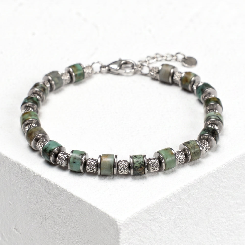 Bracciale Eden in jasper africano | 6mm