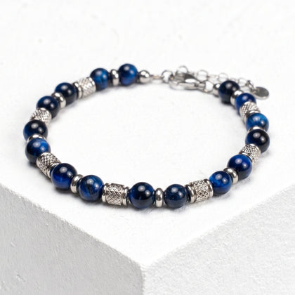 Armband Eleganz aus Tigerauge | 6mm