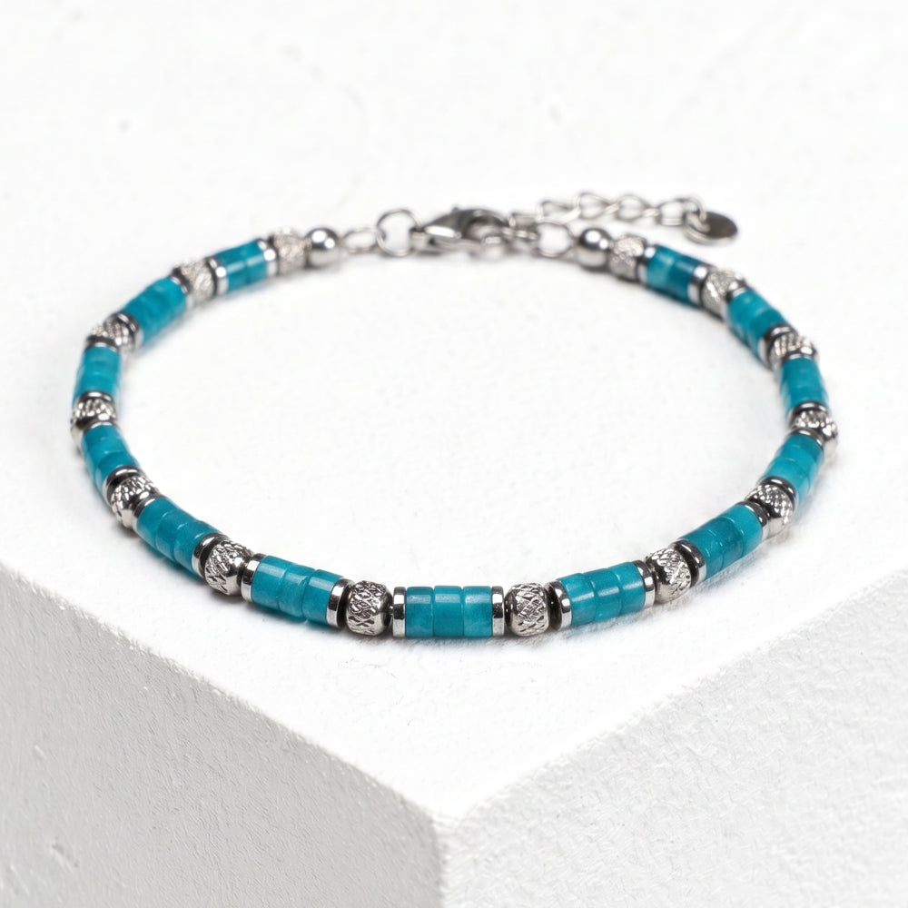 Bracciale Mira in quarzo azzurro | 4mm
