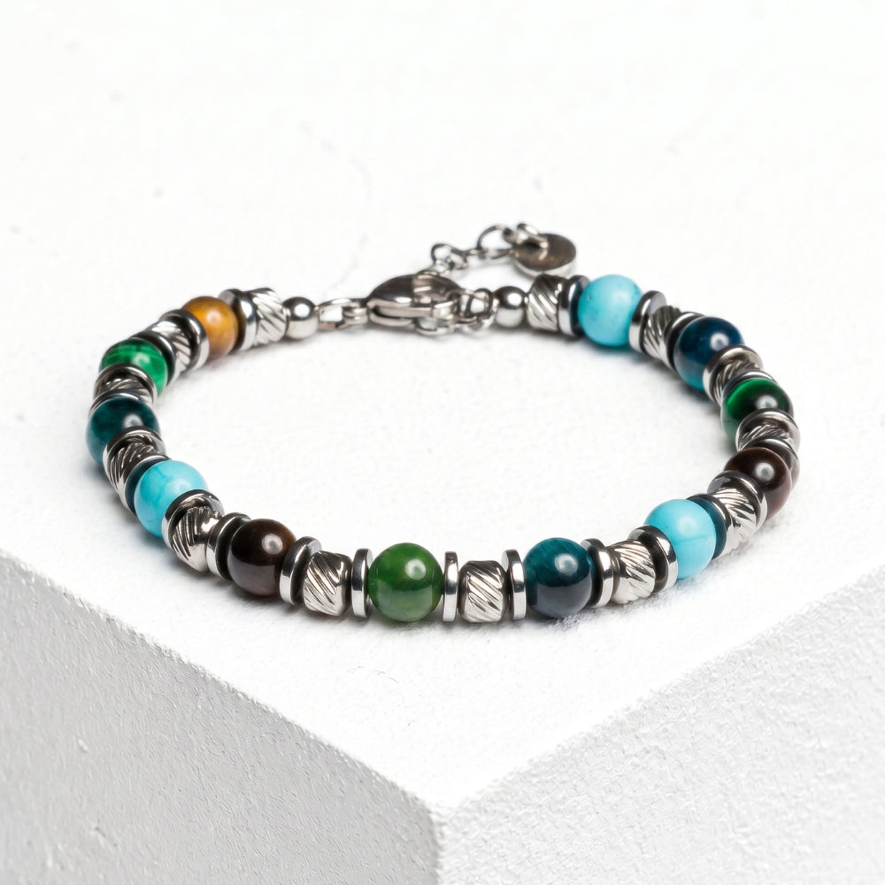 Bracciale Reinbov in occhio di tigre | 6mm