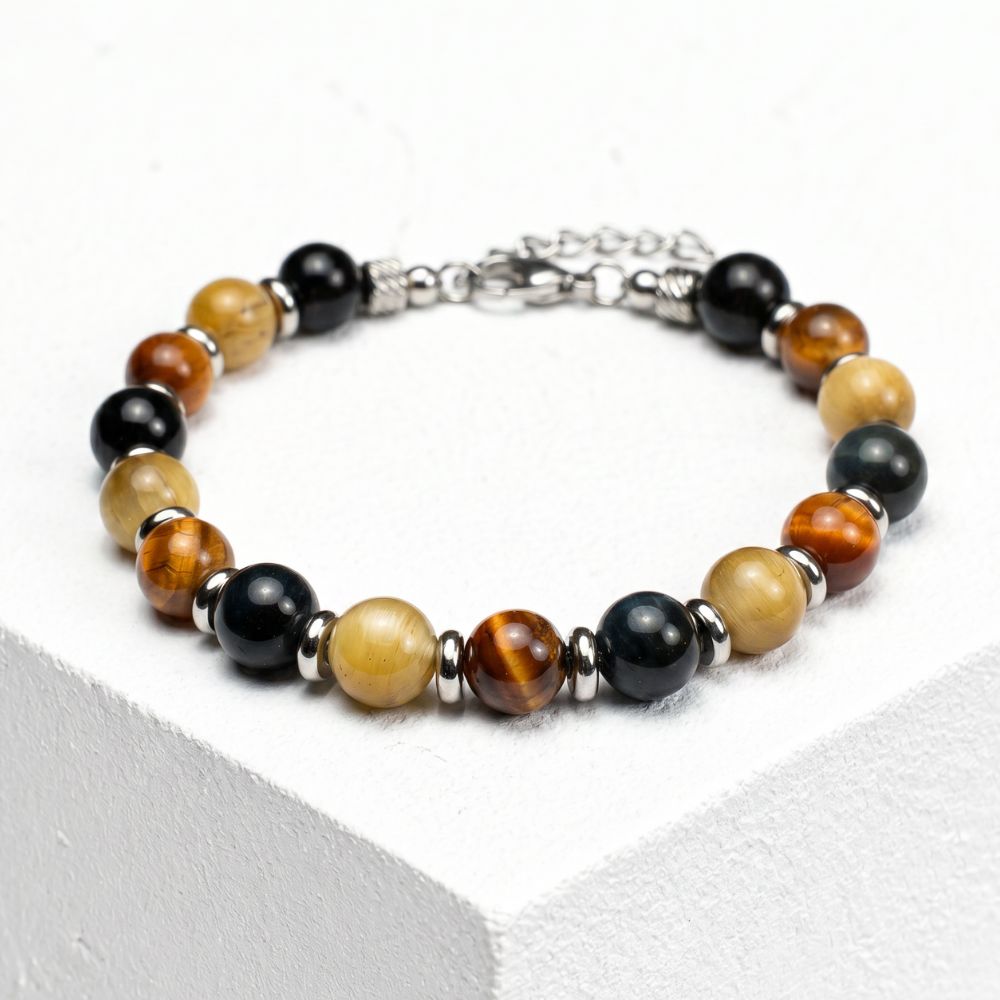 Bracciale Terraviva in occhio di tigre | 8mm