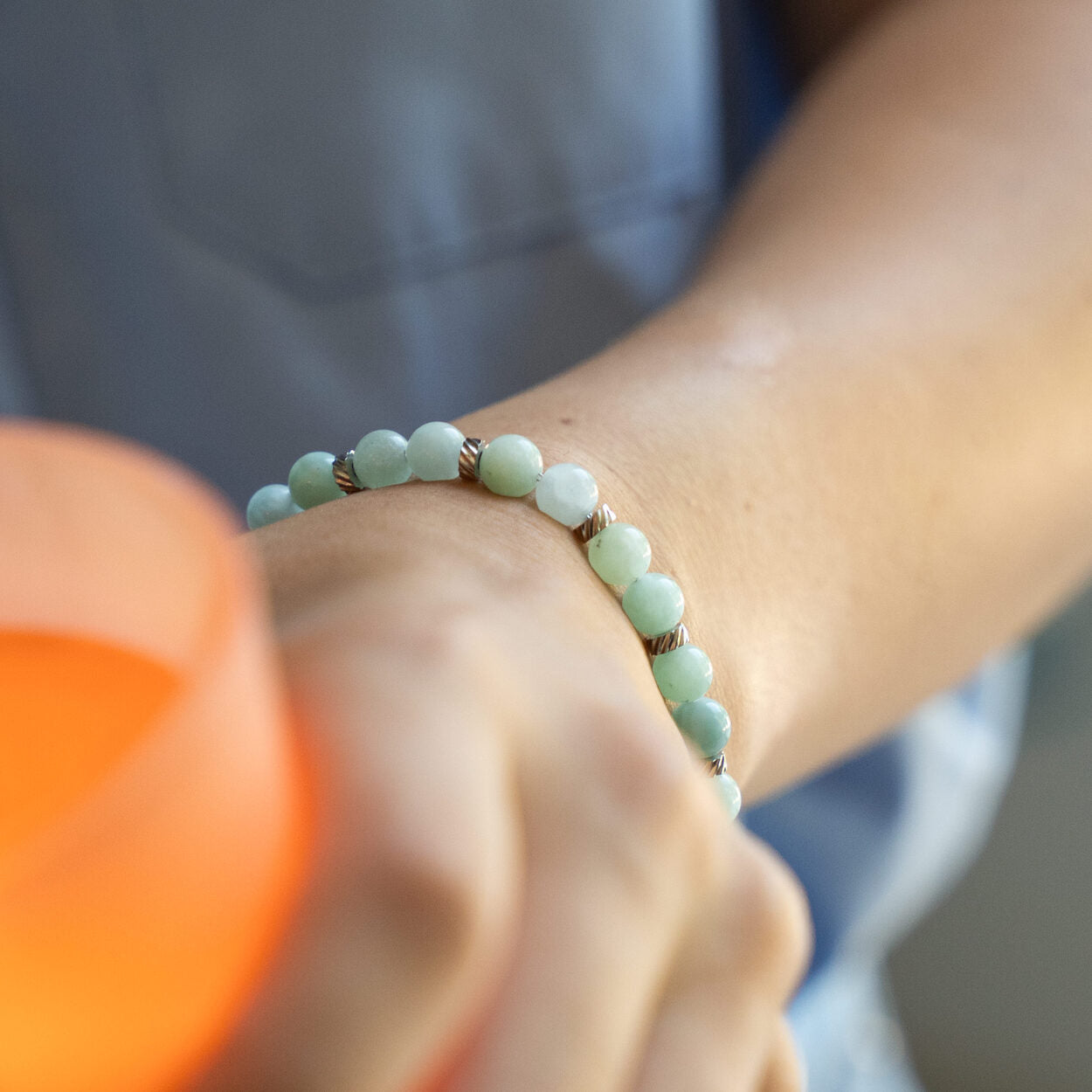 Bracciale Eteria in giada | 6mm