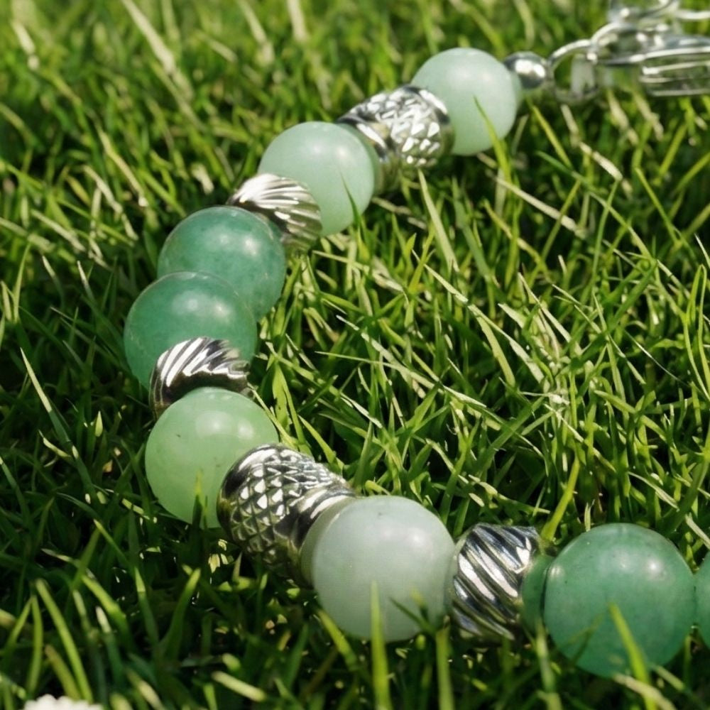 Bracciale Verdiana in giada e avventurina | 6mm