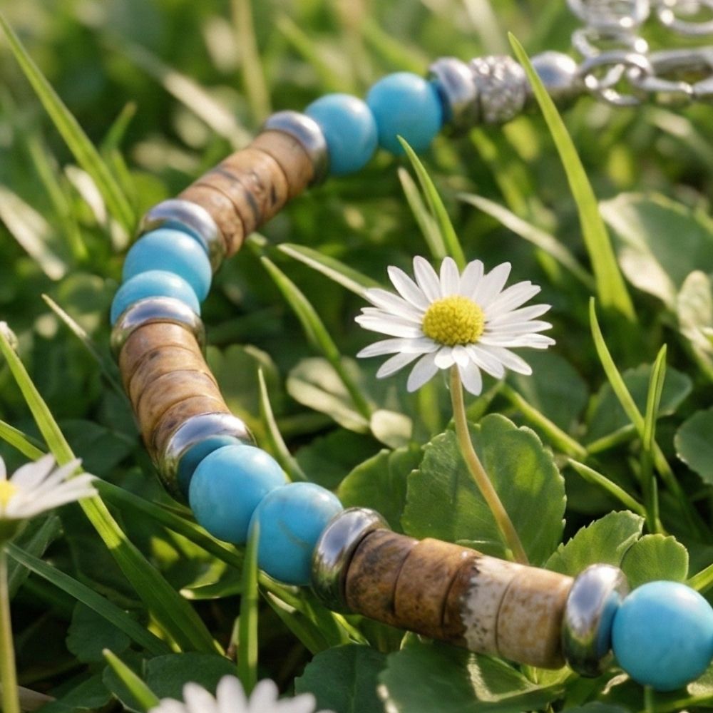 Bracciale Maratea in aulite e diaspro | 4mm