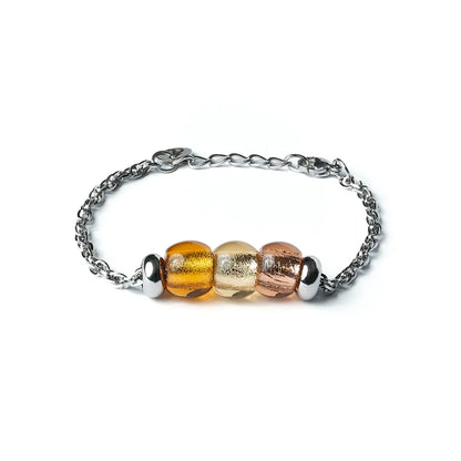 Notte a Rialto-Armband aus Muranoglas