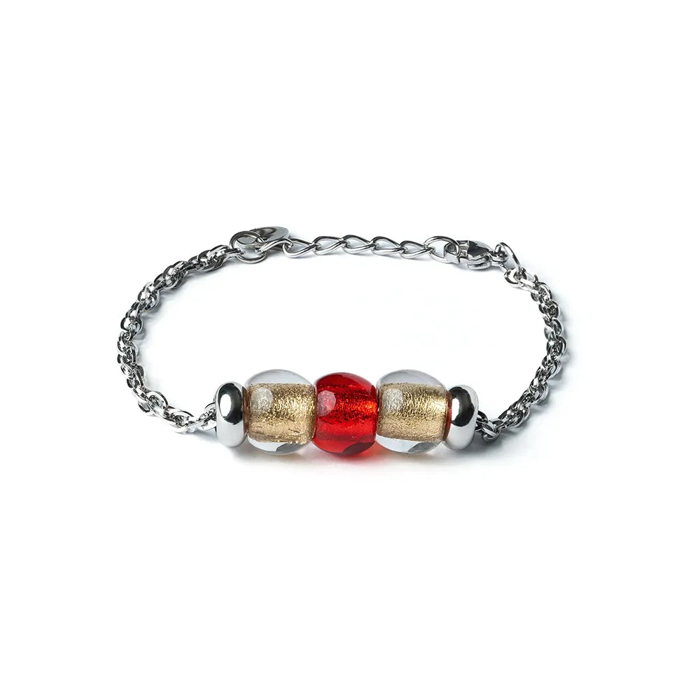 Notte a Rialto-Armband aus Muranoglas