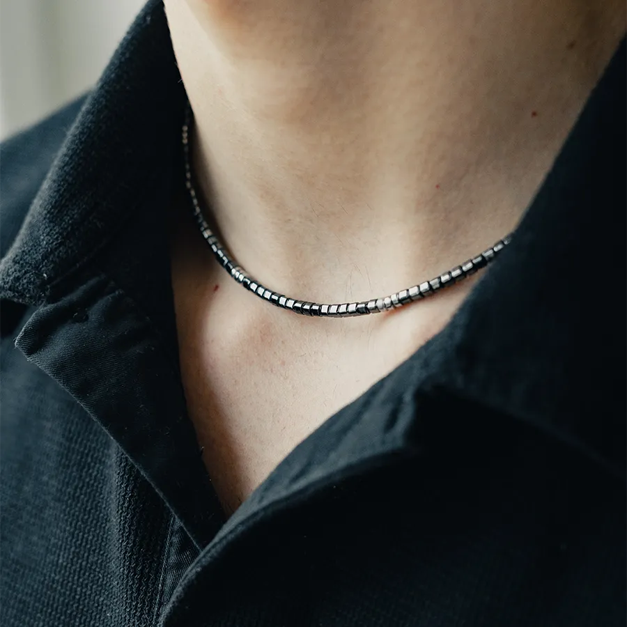 Collana Palazzo in ematite