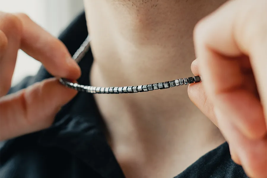 Collana Palazzo in ematite