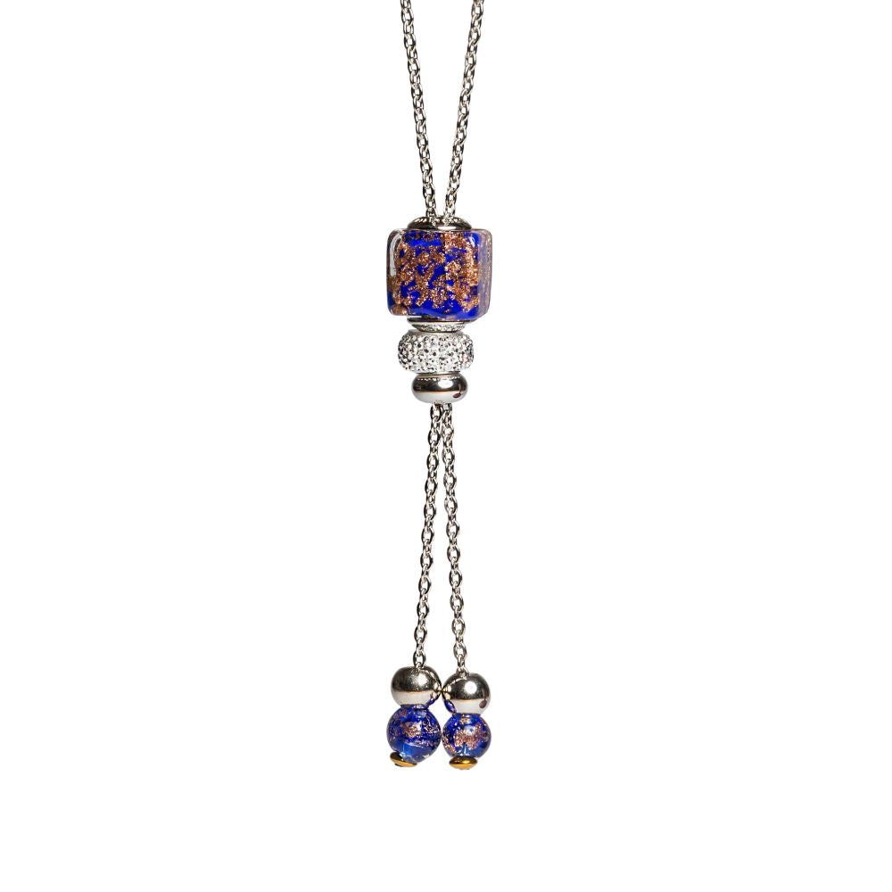 Collana Marea in vetro di Murano | Blu