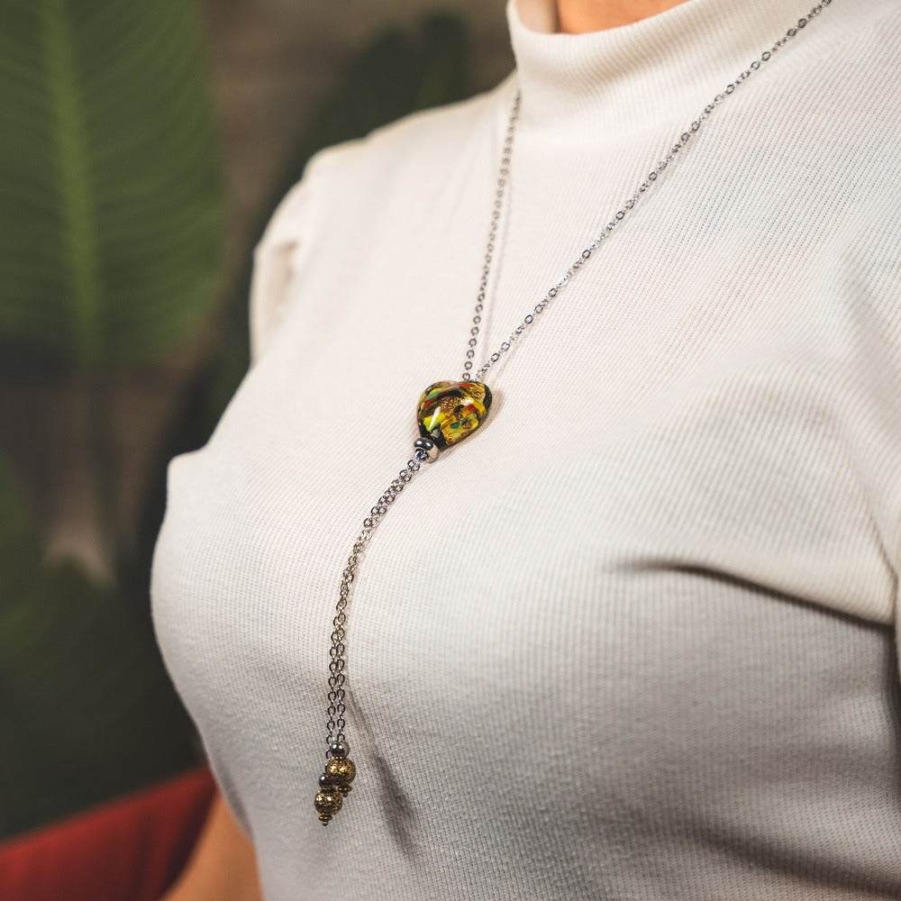 Collana Laguna in vetro di Murano Oro