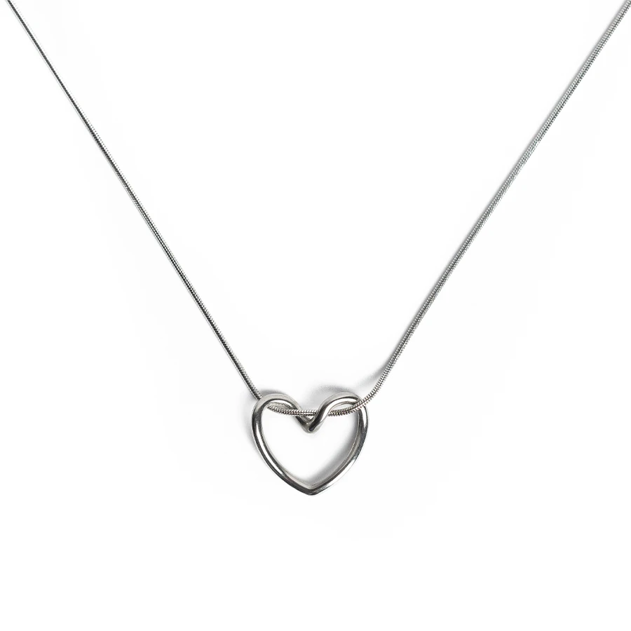 Collana Intreccio in acciaio