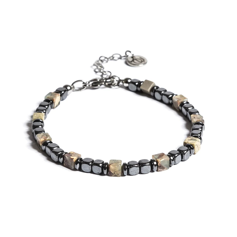 Bracciale Lido in Ematite e Agata