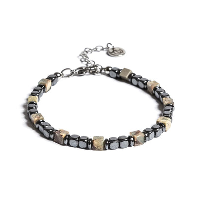 Bracciale Lido in Ematite e Agata