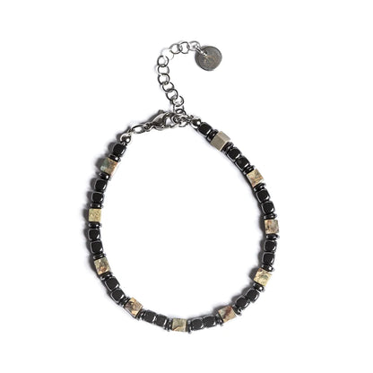 Bracciale Lido in Ematite e Agata