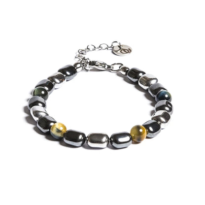 Bracciale Leone in Ematite