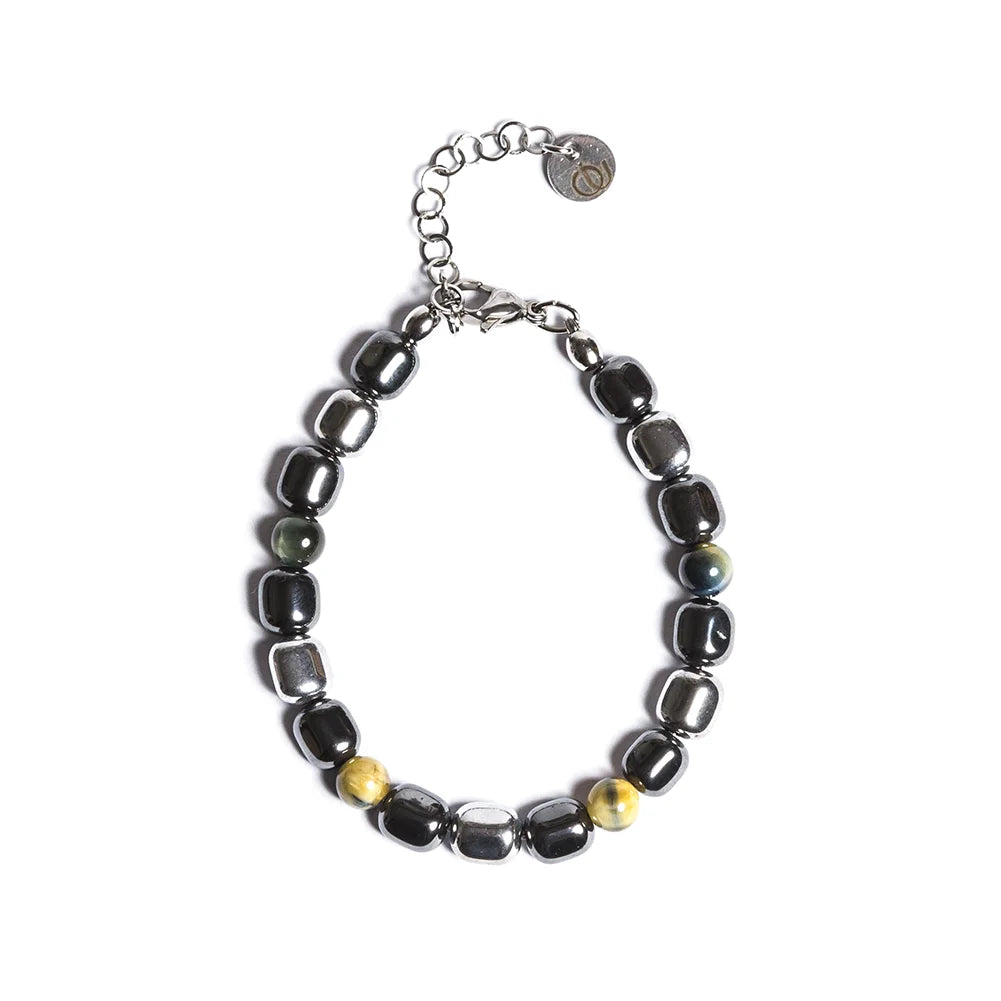 Bracciale Leone in Ematite