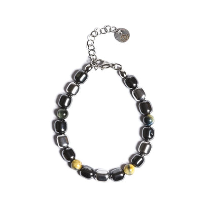 Bracciale Leone in Ematite