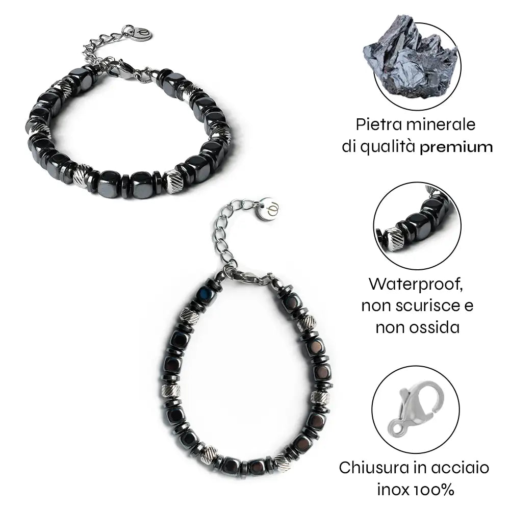 Marinearmband aus Hämatit
