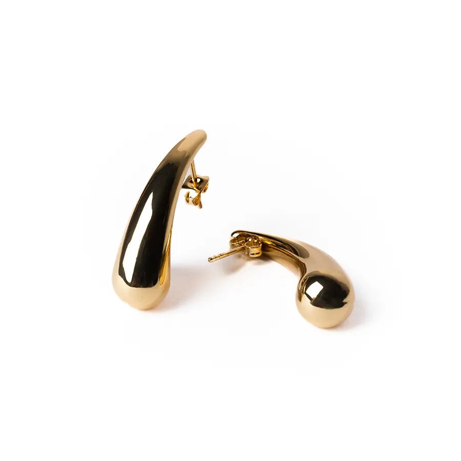 Eva Gold Color Earrings