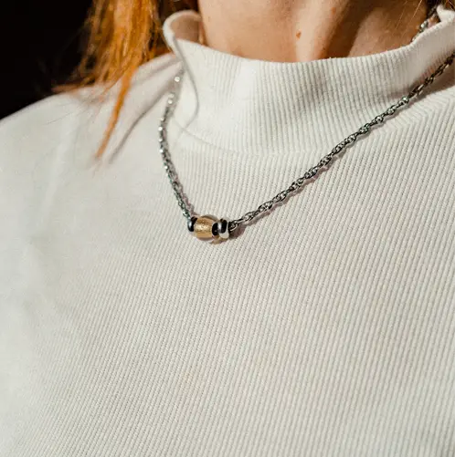 Collana Notte a Rialto in vetro di Murano