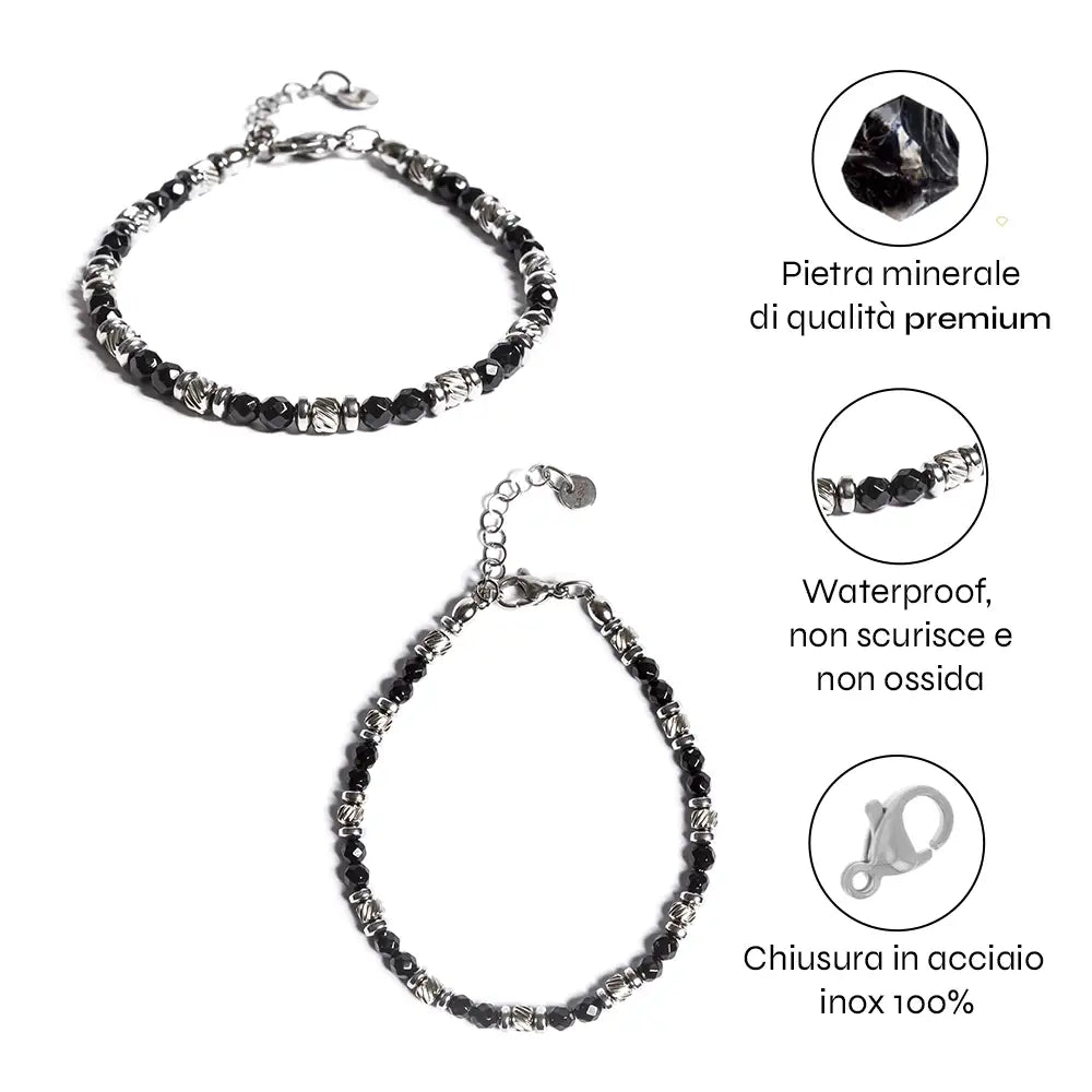 Bracciale Destino in Onice nera