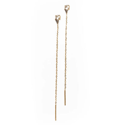 Luce earrings in gold steel