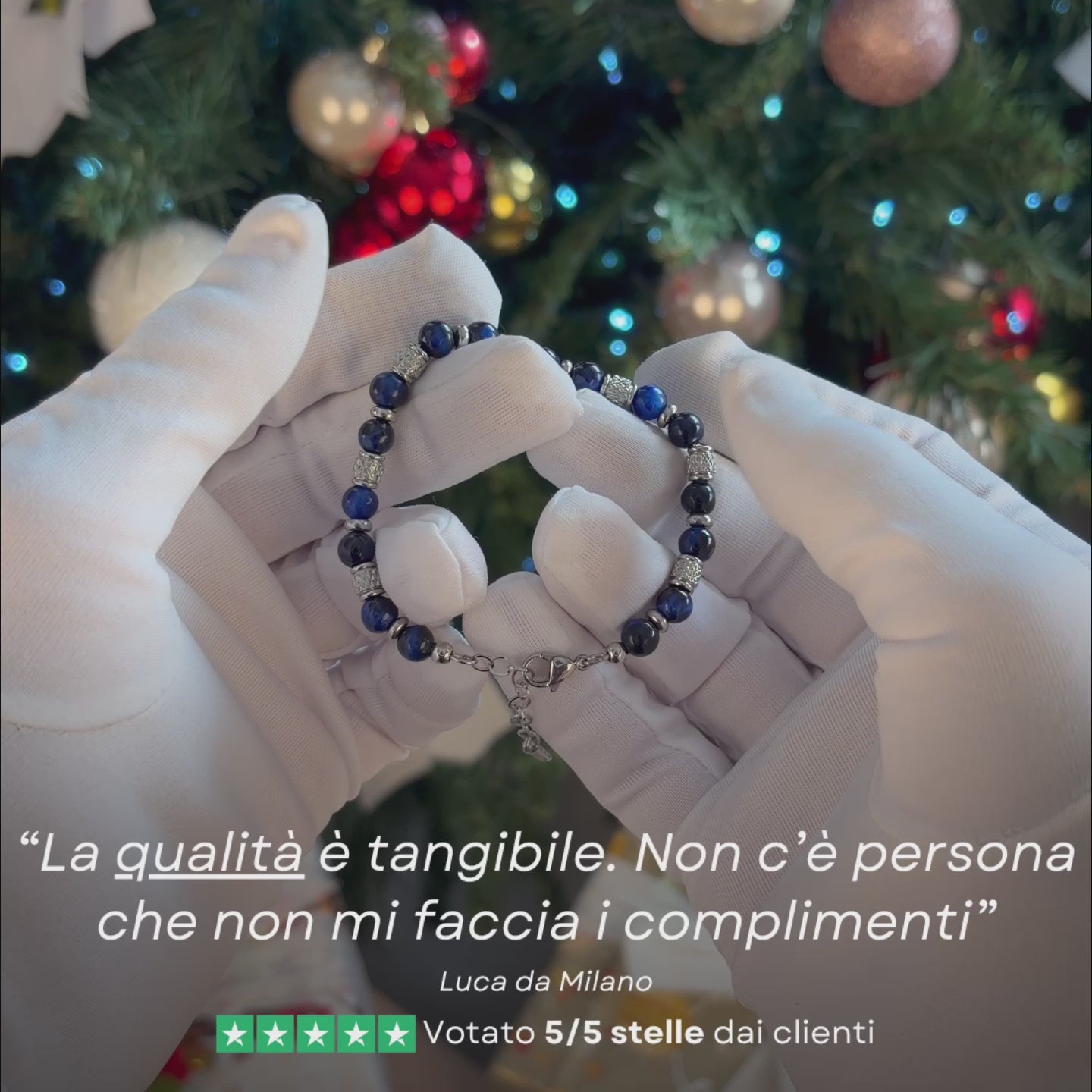 Carica video: Bracciale Eleganza in occhio di tigre