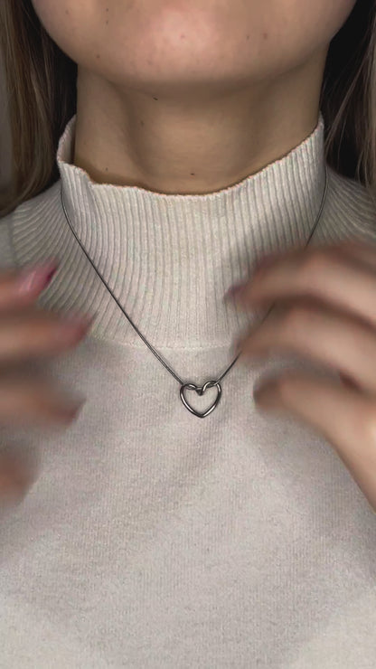 Collana Intreccio in acciaio