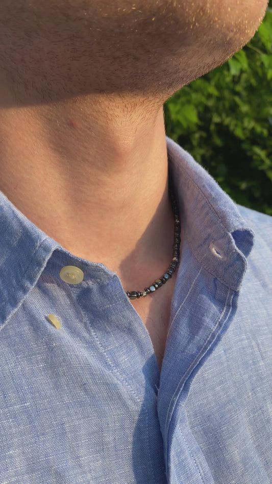 Collana Navàl in ematite
