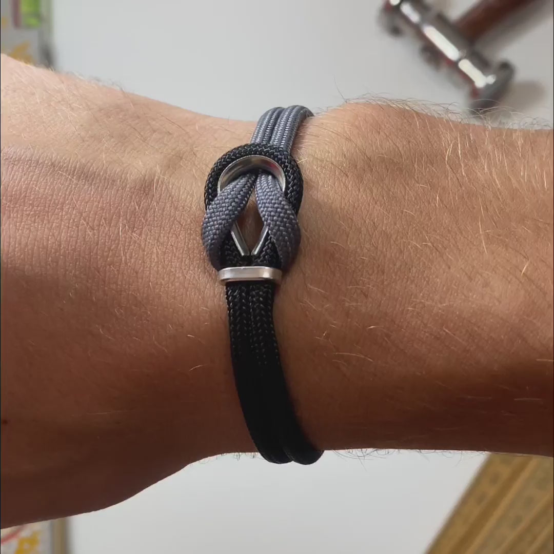 Carica video: Bracciale Portofino Nereo